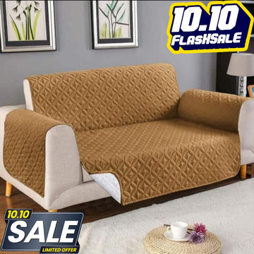 Micro Quilted Sofa Cover - Copper